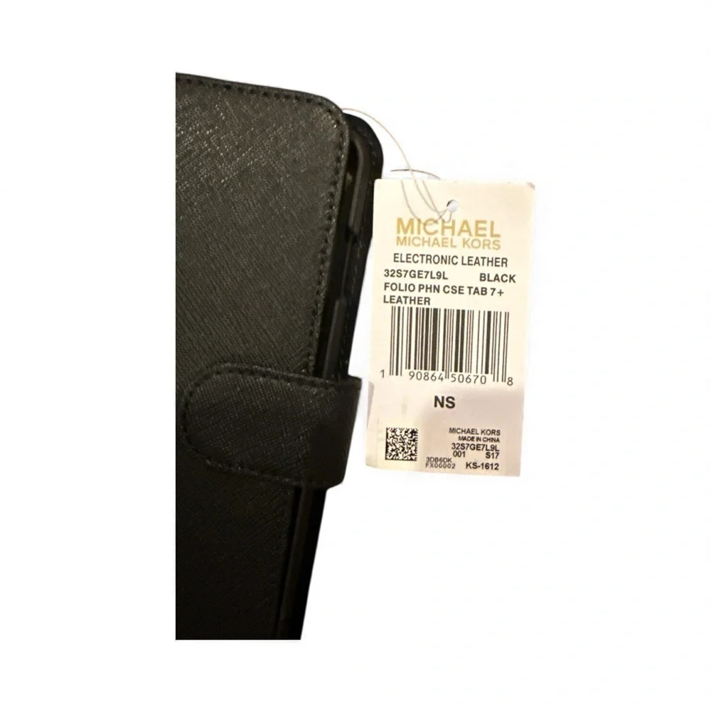 Michael Kors Black Phone Wallet Case 7+